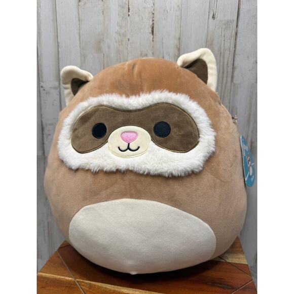 NWT Farice the Ferret Squishmallow 16" Plush Brown Retired Collectible - Picture 1 of 6